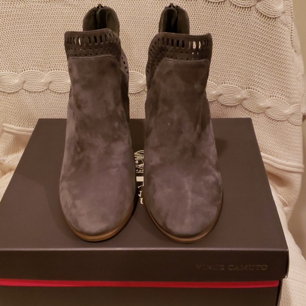 Vince Camuto Gray Booties